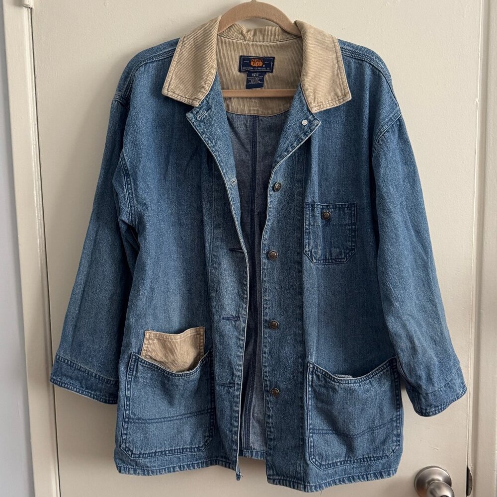 Vintage Route 66 Denim Barn Coat